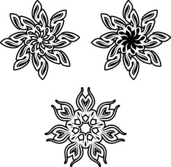 Tribal Tattoo Sun Design
