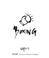 스포츠 포스터 / 손으로 그린 스포츠 그림