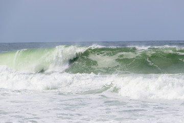 Fototapeta premium Wave at Rudder Beach in Copacabana in Rio de Janeiro