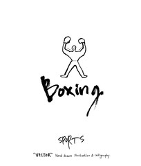 스포츠 포스터 / 손으로 그린 스포츠 그림