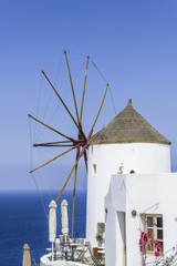 Old windmill on the Greek island