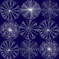 Christmas mood. Vector seamless pattern.