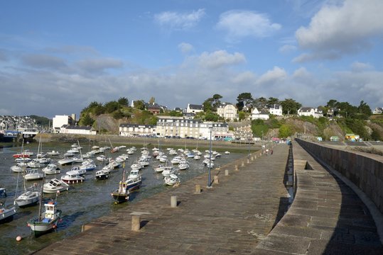 Port de Binic &agrave; mar&eacute;e basse 