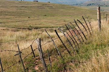 Rural fence Lesotho