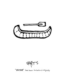 스포츠 포스터 / 손으로 그린 스포츠 그림