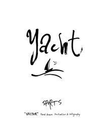 스포츠 포스터 / 손으로 그린 스포츠 그림