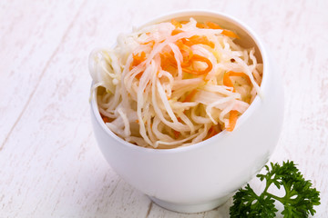 Traditional fermented cabbage