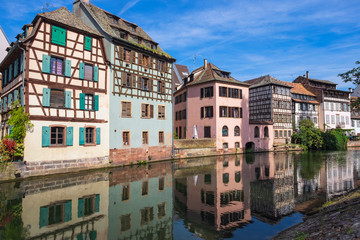 Fototapeta na wymiar Petit France in Strassburg/Frankreich