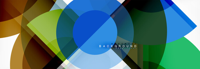 Obraz premium Circle abstract background