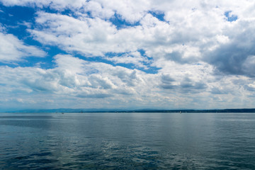 Obraz premium Magic atmosphere on silent lake in summer