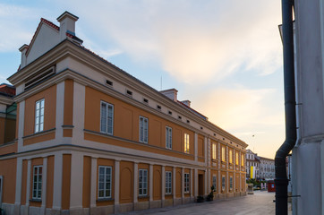 Fototapeta premium Houses in Wadowice