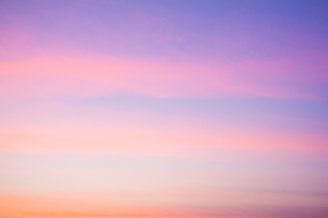 Obraz premium Twilight sky with cloud at sunset Abstract background