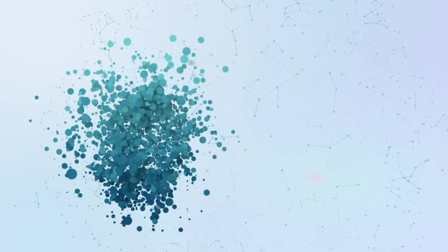 bulb idea icon animation bubbles splatter morphing elements
