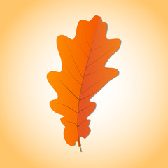 Oak Leaf  pictograph. Style is flat graphic grey symbol.