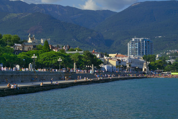 view of the Yalta city