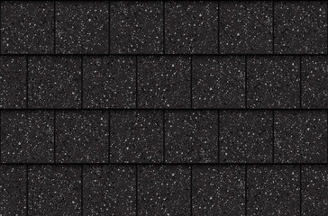 Asphalt roof shingles, seamless pattern. Squares, vector illustration - 223694226