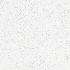White terrazzo background. Seamless pattern. Vector illustration. Marble texture