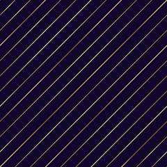 Luxury background with golden diagonal lines. Seamless pattern. Vector illustration