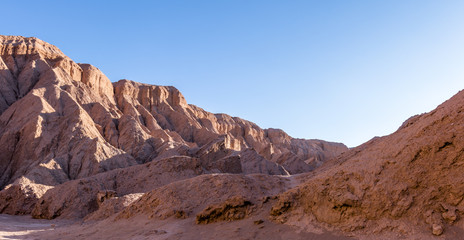 Fototapeta na wymiar Death Valley in Atacama Desert, Chile.