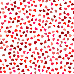 Heart seamless pattern background