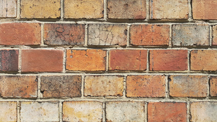 Old vintage brick wall texture