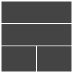 Obraz premium Frame for photo collage or picture vector illustration. Template frame for photo. Layers grouped for easy editing illustration. For your design.