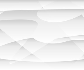 Obraz premium Abstract white and gray gradient background. Vector illustration, EPS10. Can be used as background, backdrop, image montage in graphic design, book cover, flyer, brochure, advertising material, etc.