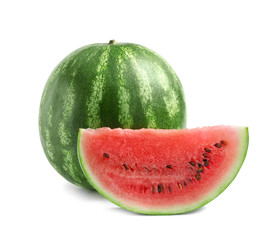 watermelon on a white background