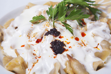 bir tabak mantı