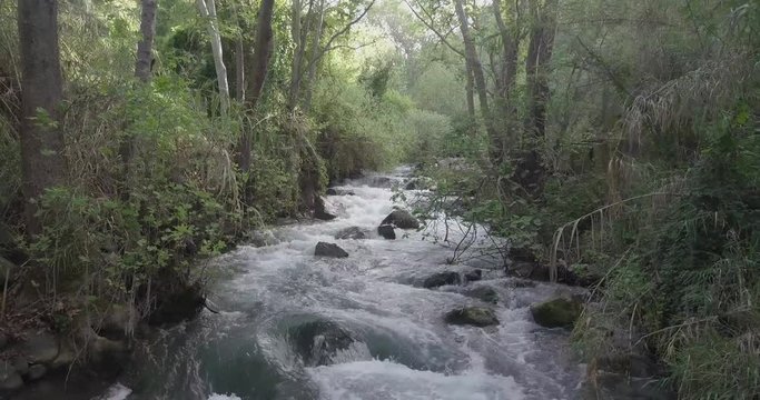 Hermon stream in Golan Heights, Israel