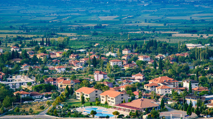 Fototapeta na wymiar View of the Turkish village
