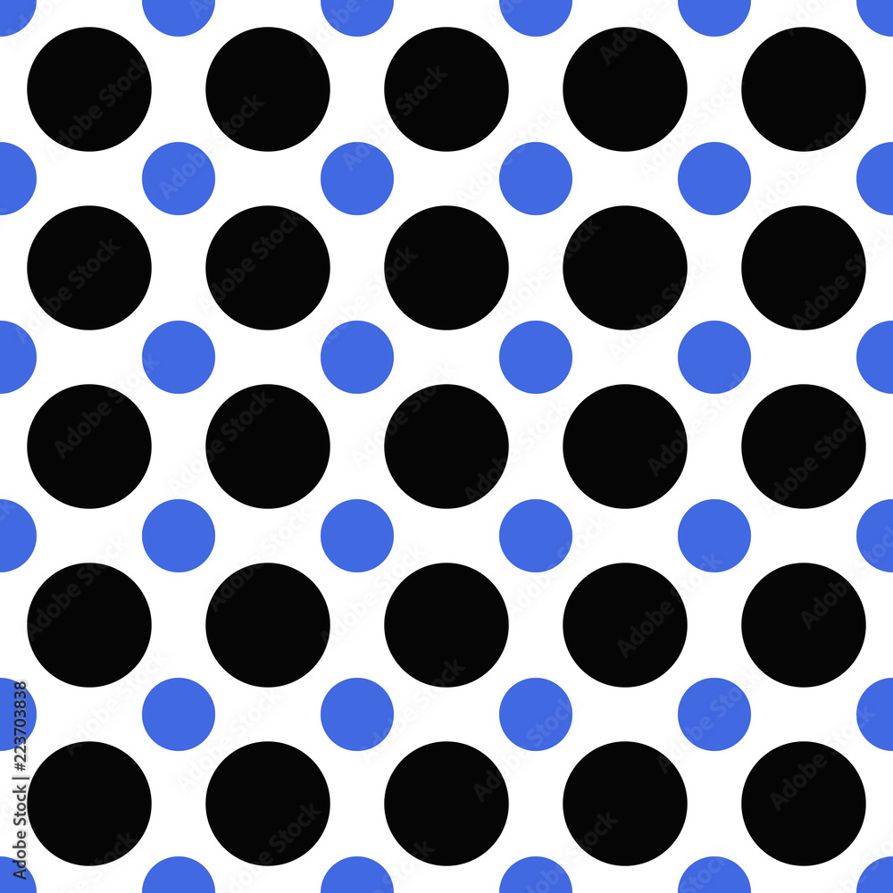 Poster abstract seamless circle pattern background - repeating vector illustration