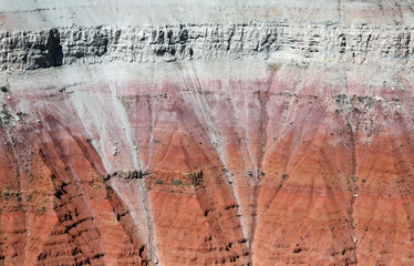 red and white rocks at Cedar Breaks National Monument, Utah, USA