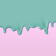 Realistic paint on different coloured background, vector illustration