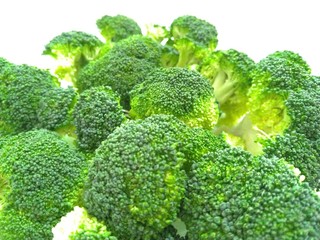 Fresh, raw broccoli - a portion of health and vitamins