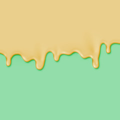 Realistic paint on different coloured background, vector illustration