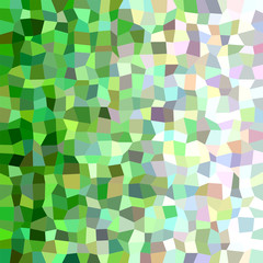 Green colorful irregular rectangle mosaic vector background