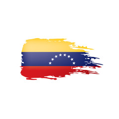 Venezuela flag, vector illustration on a white background.