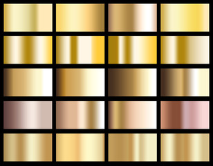 Gold gradient background icon texture metallic illustration for frame, ribbon, banner, coin and...