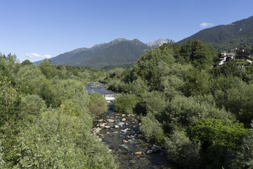 Val Vigezzo: the valley near Malesco at summer