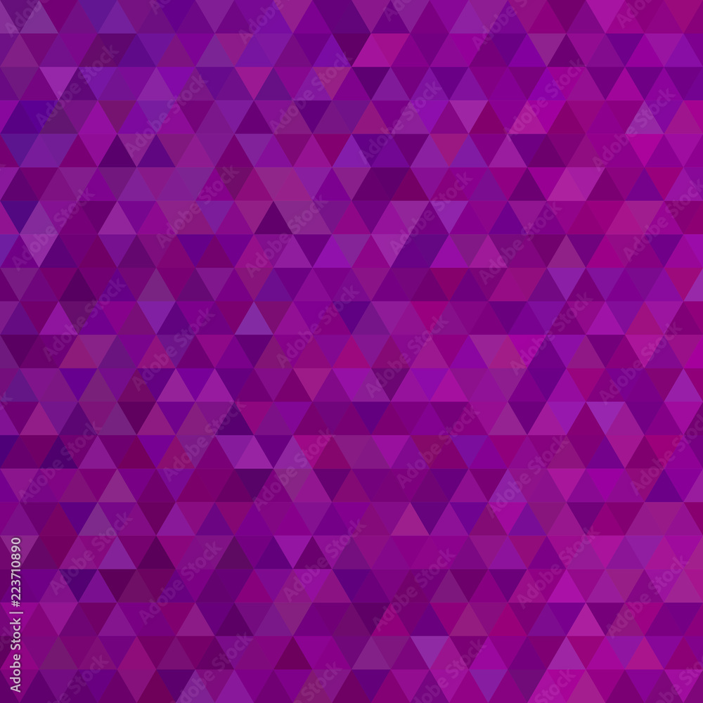 Poster dark purple abstract mosaic triangle tile pattern background - modern polygon vector graphic design 