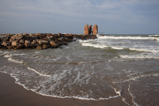 monument marsh natyurali of ladispoli region of Lazio