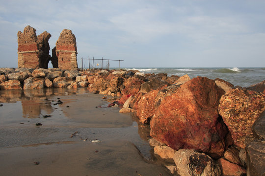 monument marsh of torre flavia ladispoli rome