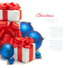 Christmas gifts and decorations