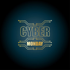Cyber Monday Abstract Background