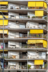 Barcelona typical facades