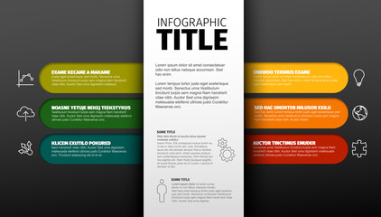 Vector multipurpose Infographic template