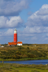 Fototapeta na wymiar Leuchtturm Eierland auf Texel