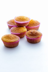 Sweet donuts with icing sugar