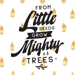 Typography for t shirt or sweatshirt printing and embroidery. Print for tee. Inspirational quote, motivation.